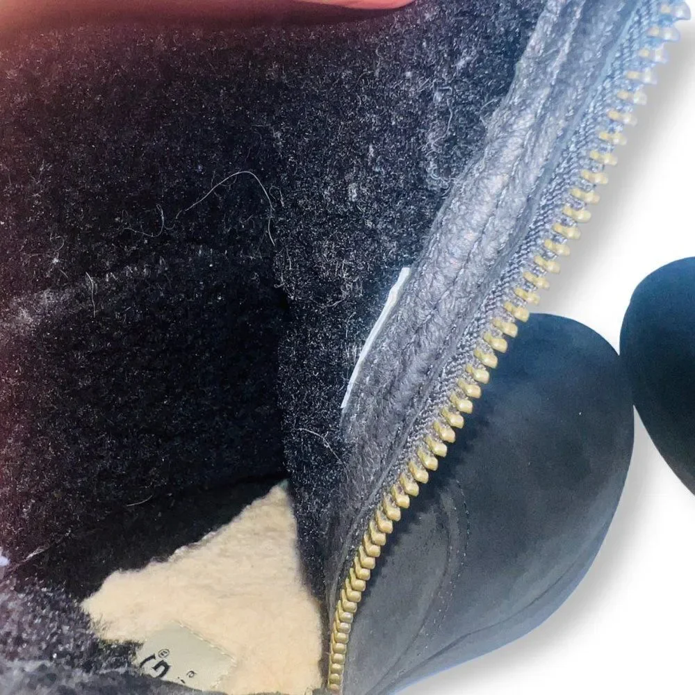 UGG Blayre II Water Resistant Boots Black Women's 8-8.5‎
